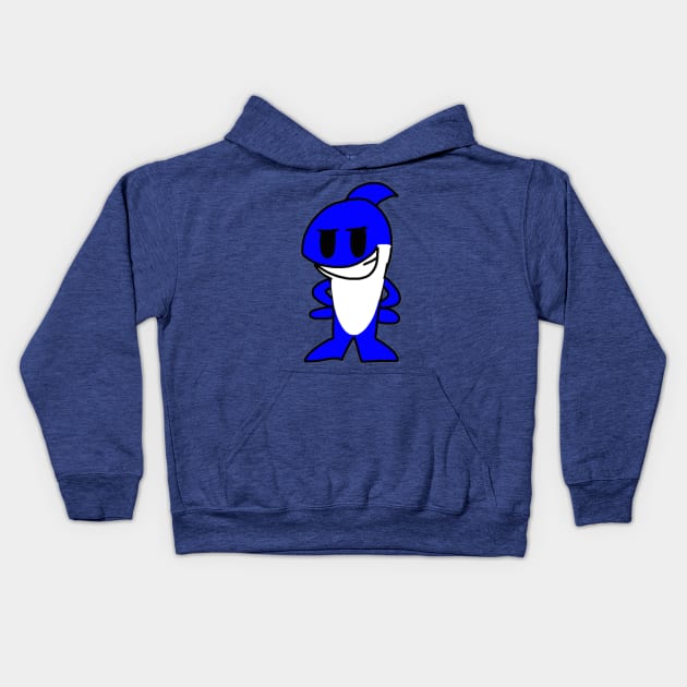 Donny Dolphin (2) Kids Hoodie by BabyLambCreations143